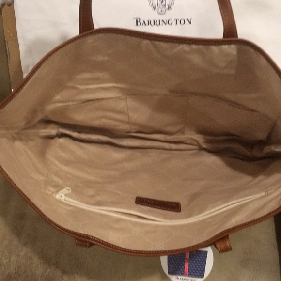 New Barrington Axis Print Large Open Tote Bag - Picture 5 of 5